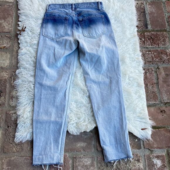 Pacsun Womens 23 Ultra High Rise Waist Slim Straight Leg Destroyed Jeans - Picture 5 of 11